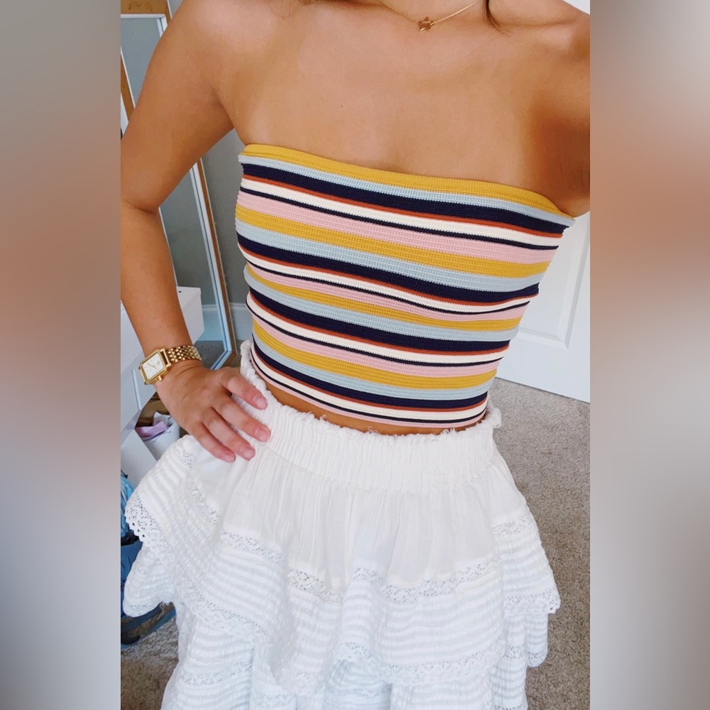 PACSUN STRIPED TUBE TOP